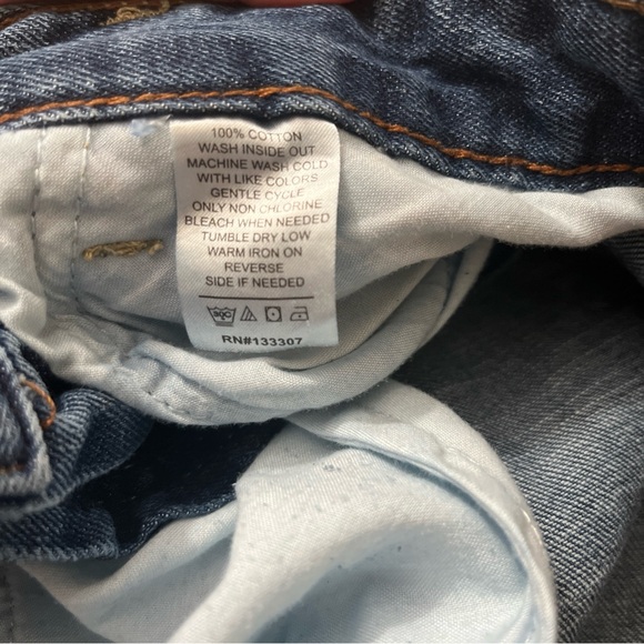 Vintage Sean John Blue Distressed RELAXED HAMILTON jeans Sz 38x32 UNIQUE STYLE - Picture 6 of 11